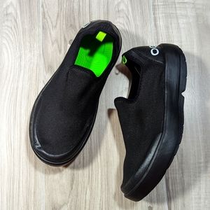 OOFOS Black Oomg EeZee Low Shoes Slip On Sneakers New!
